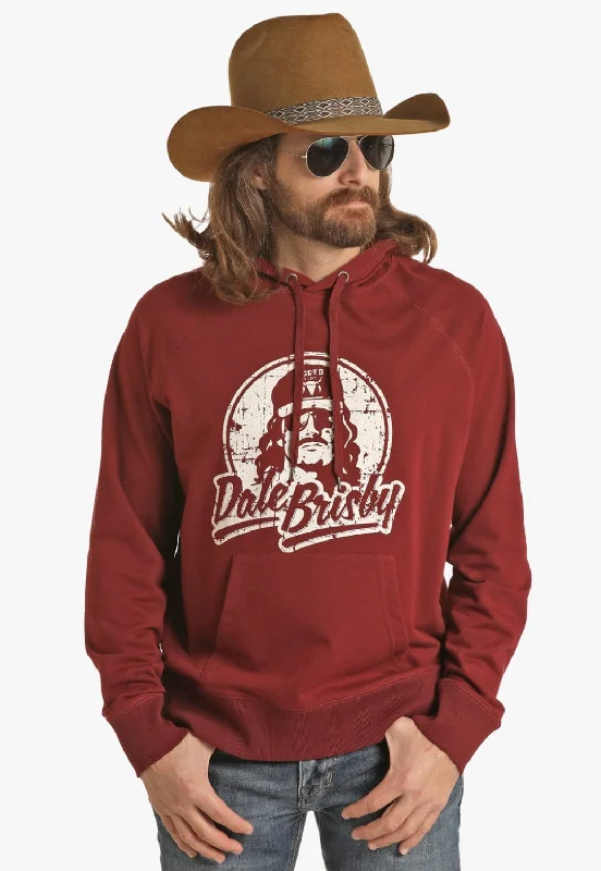 Windbreaker fashion Rock & Roll Mens Dale Brisby Hoodie