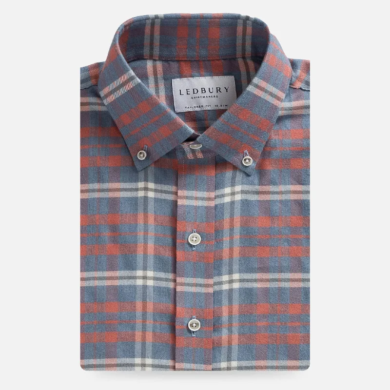 Fashion Selection The Guava Hartford Stretch Plaid Casual Shirt