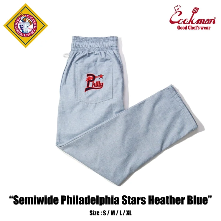 Casual Style Cookman Chef Pants Semiwide - Philadelphia Stars Heather Blue