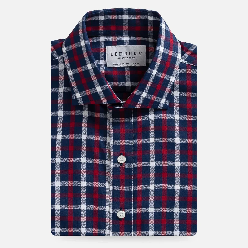 Fashion Design The Red Miller Check Casual Shirt