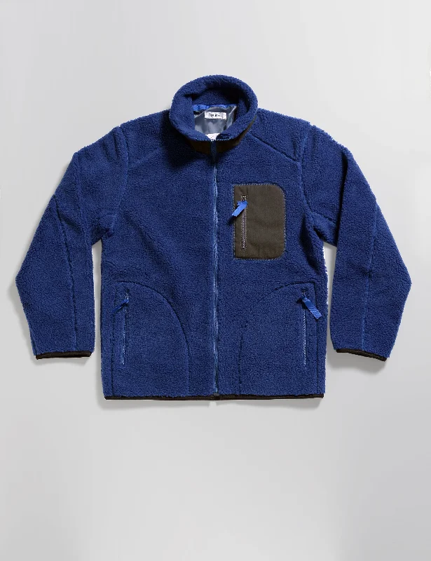 Cozy Shirts FINAL SALE: Fleece Blouson - Royal Blue