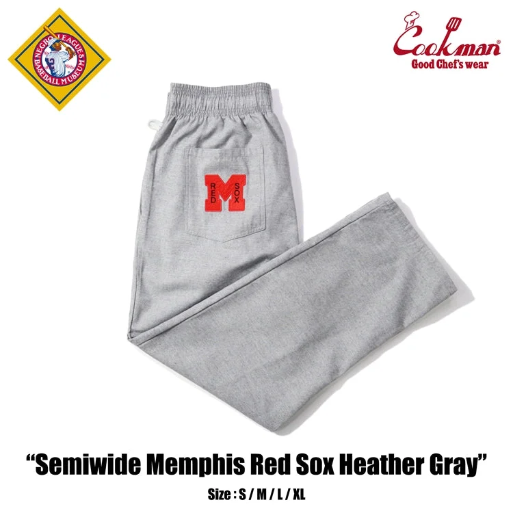 Urban Style Cookman Chef Pants Semiwide - Memphis Red Sox Heather Gray