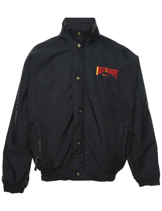 Energy Wear Black Embroidered Heat Seekers Jacket - L