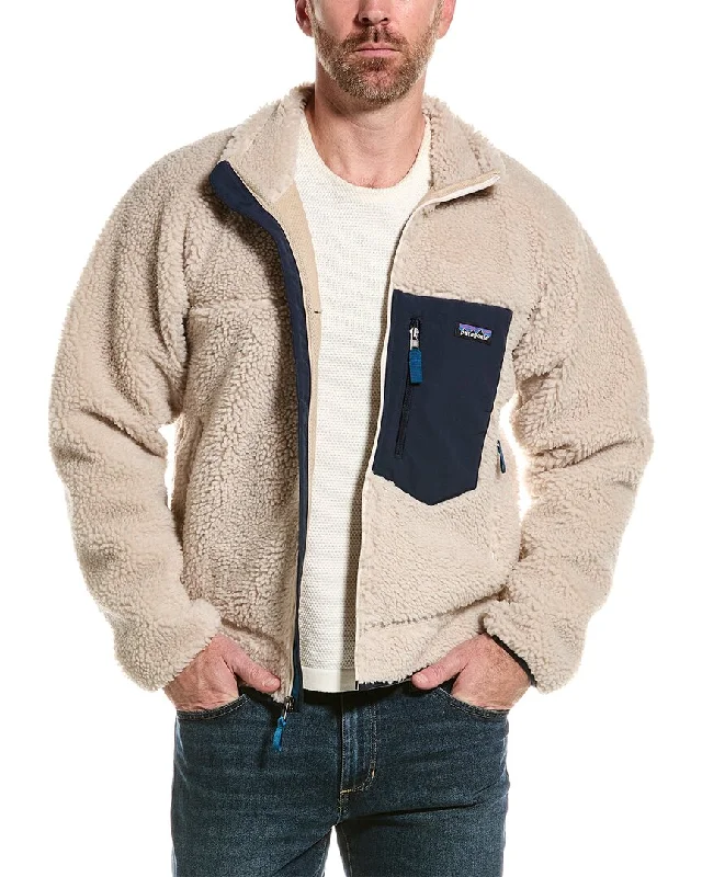 Single-shoulder Neck Design Patagonia Classic Retro Jacket