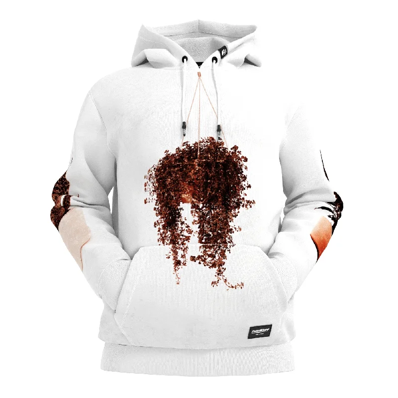 Soft Fashion Brown Plants Hoodie