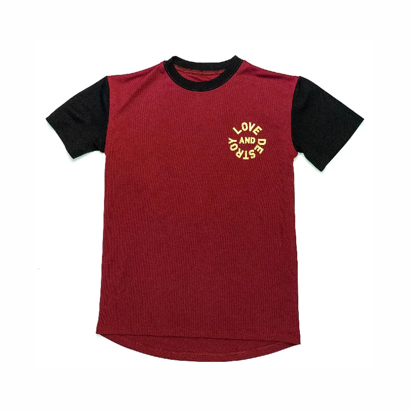Elegant Style Love and Destroy Short Sleeve Jersey