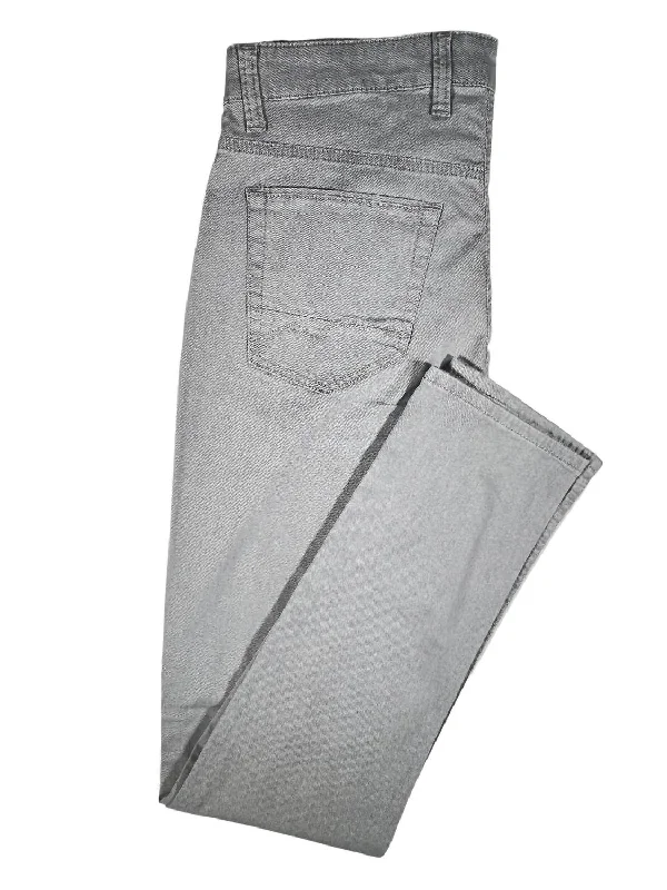 Fashion Wear Men's Textured Pant In Silver