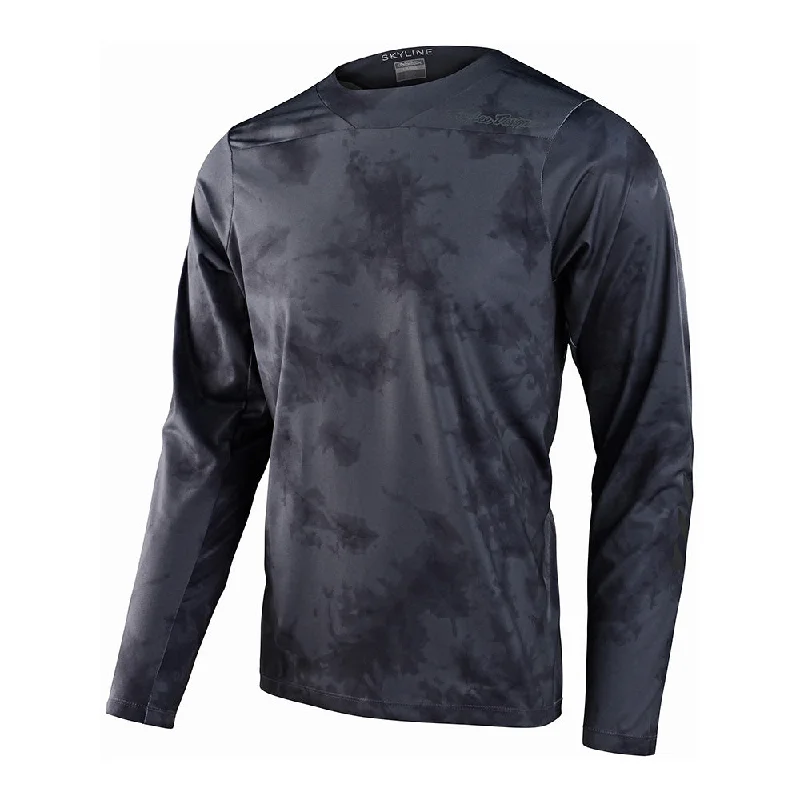 Casual And Casual Skyline LS Chill Jersey Tie Dye Charcoal