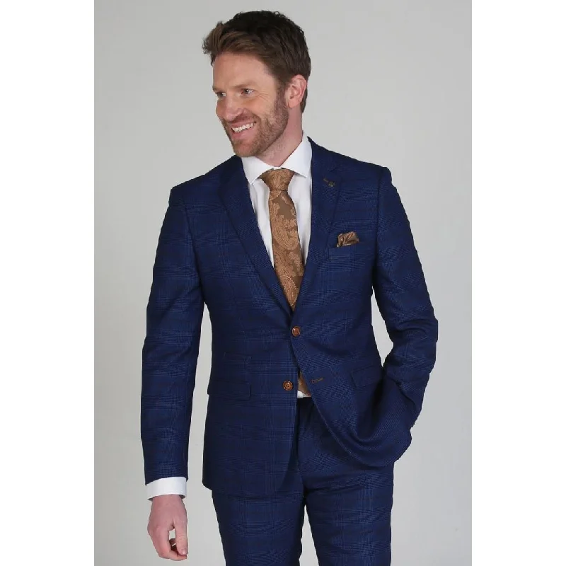 Modern Chic Alex - Men's Navy Blazer