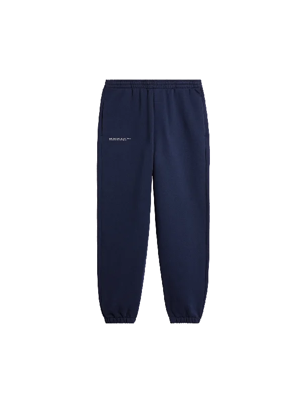 Elegant Wear Mens 365 Heavyweight Track Pants—navy blue