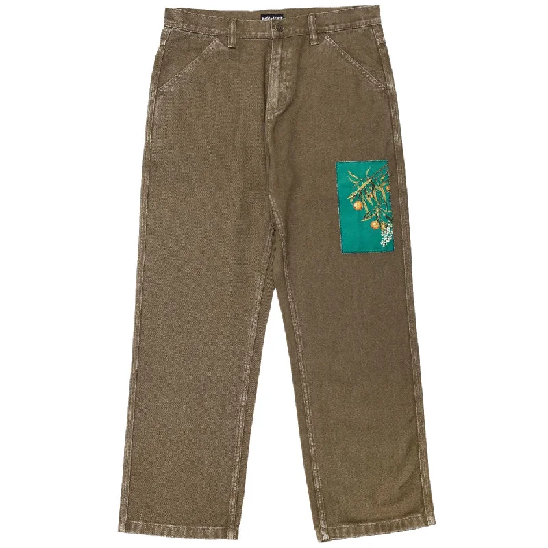 Comfortable Dresses Passport Quandong Workers Club Denim Jeans - Washed Brown