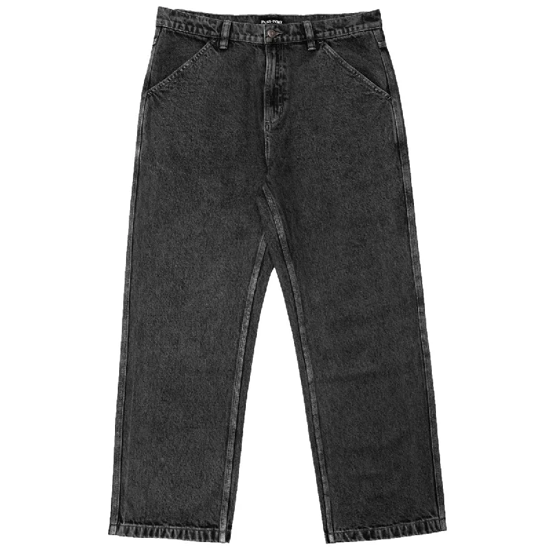 Cozy Outerwear Passport Workers Club Denim Jeans - Grey Over-Dye